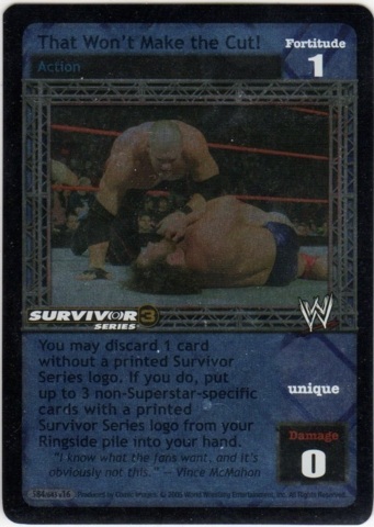 That Wont Make the Cut! (SS3) Foil